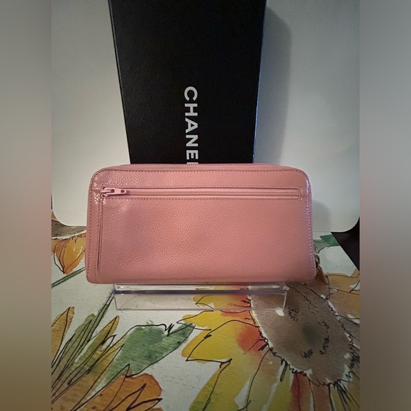 Chanel Light Pink Leather Wallet - Picture 3 of 13